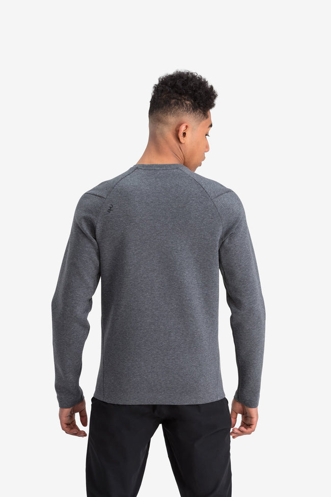 RYU Mens Ethos Crew in Heather Anchor