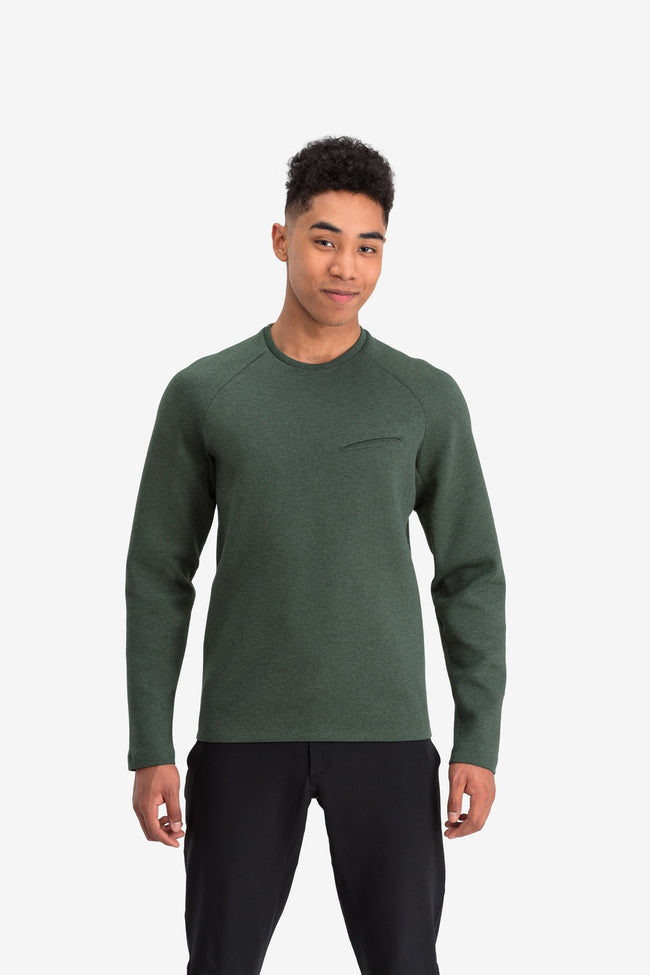 RYU Mens Ethos Crew in Blackened Olive