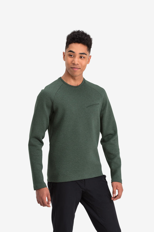RYU Mens Ethos Crew in Blackened Olive