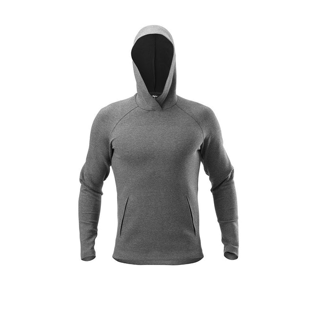 RYU Mens Ethos Pullover Hoodie in Asphalt Heather