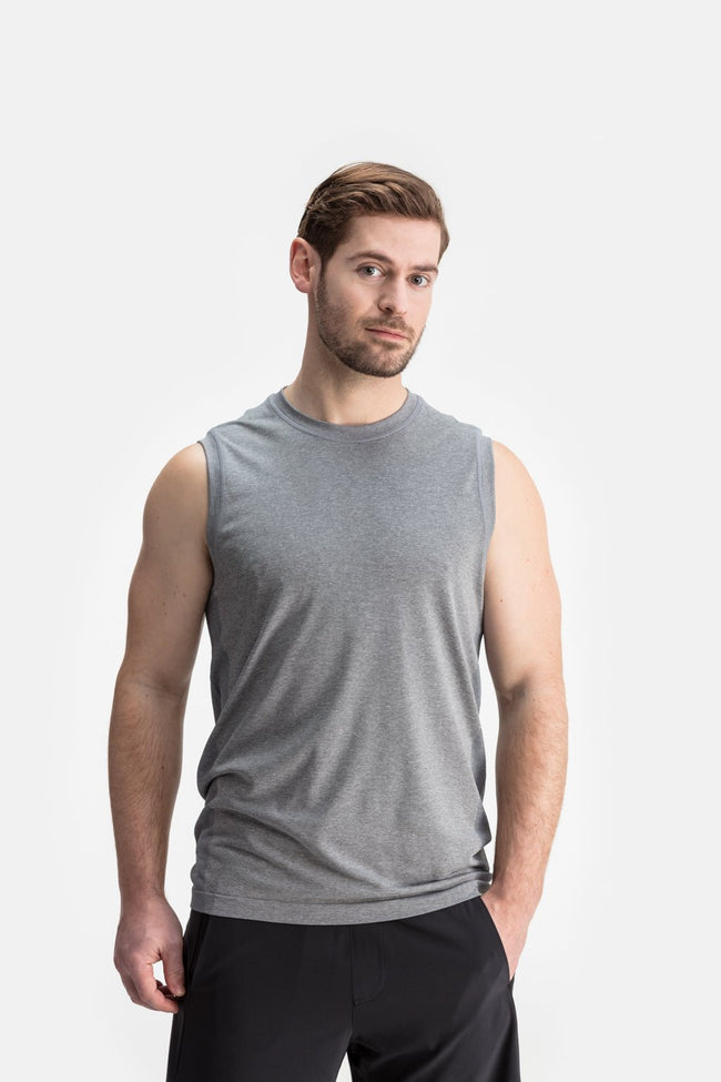 RYU Mens Vapor Sleeveless Tank in Titanium