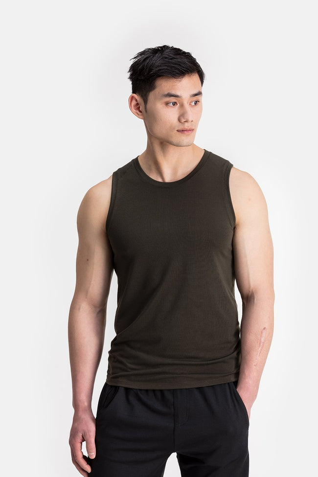 RYU Mens Tech Tank in Blackened Fatigue