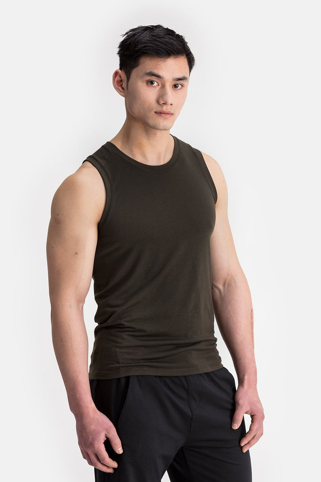 RYU Mens Tech Tank in Blackened Fatigue