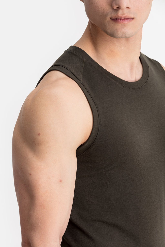 RYU Mens Tech Tank in Blackened Fatigue