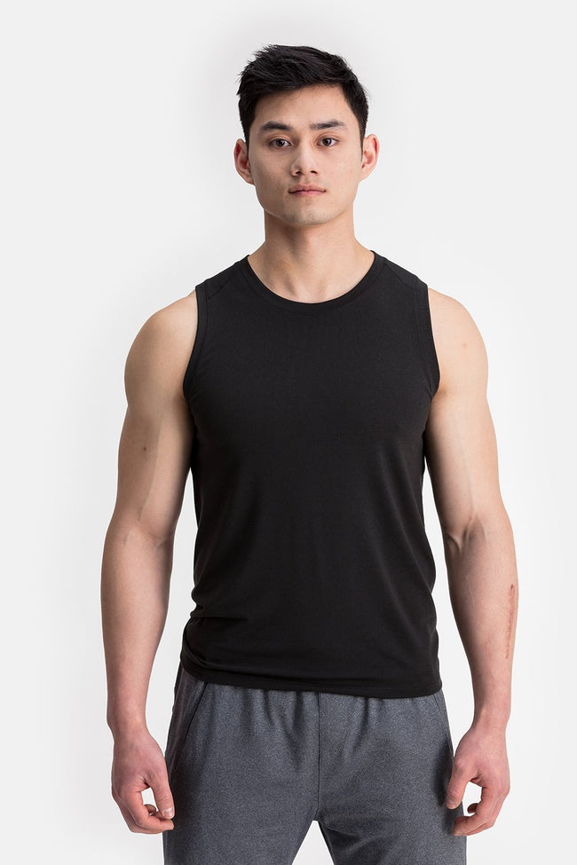 RYU Mens Tech Tank in Black