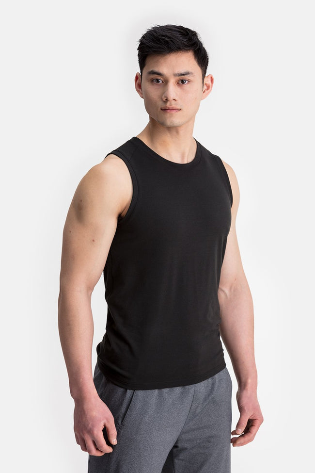 RYU Mens Tech Tank in Black