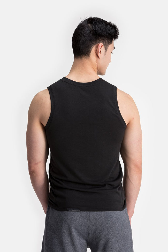RYU Mens Tech Tank in Black