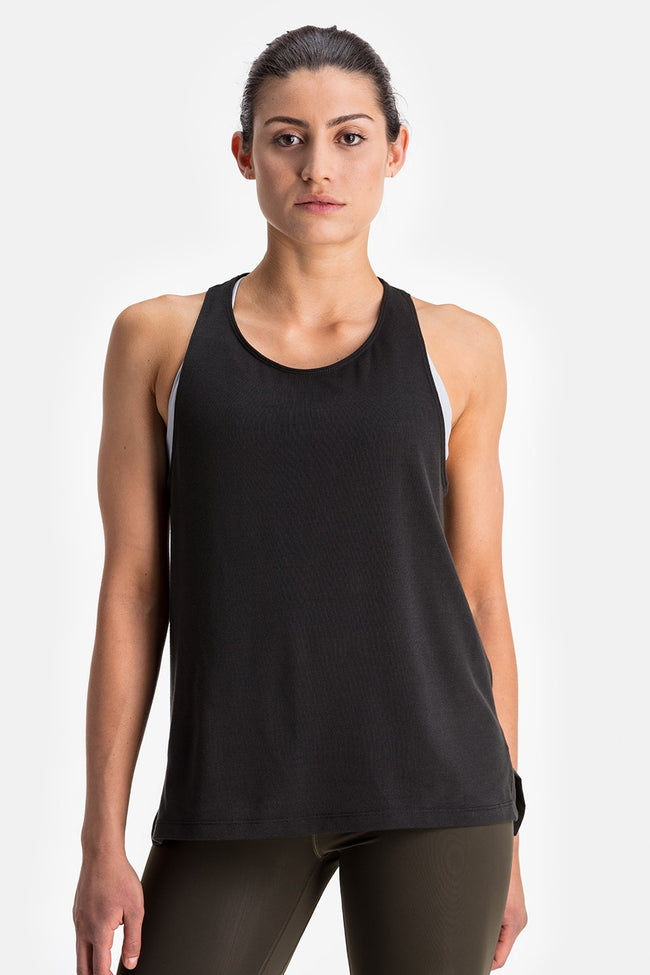 RYU Womens Tech Tank in Black