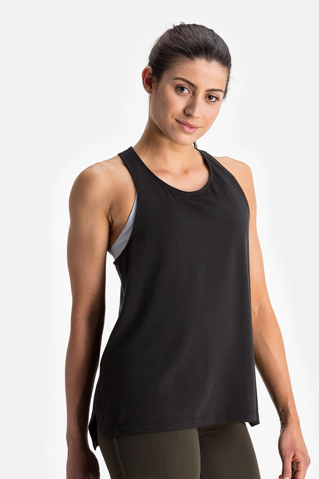 RYU Womens Tech Tank in Black