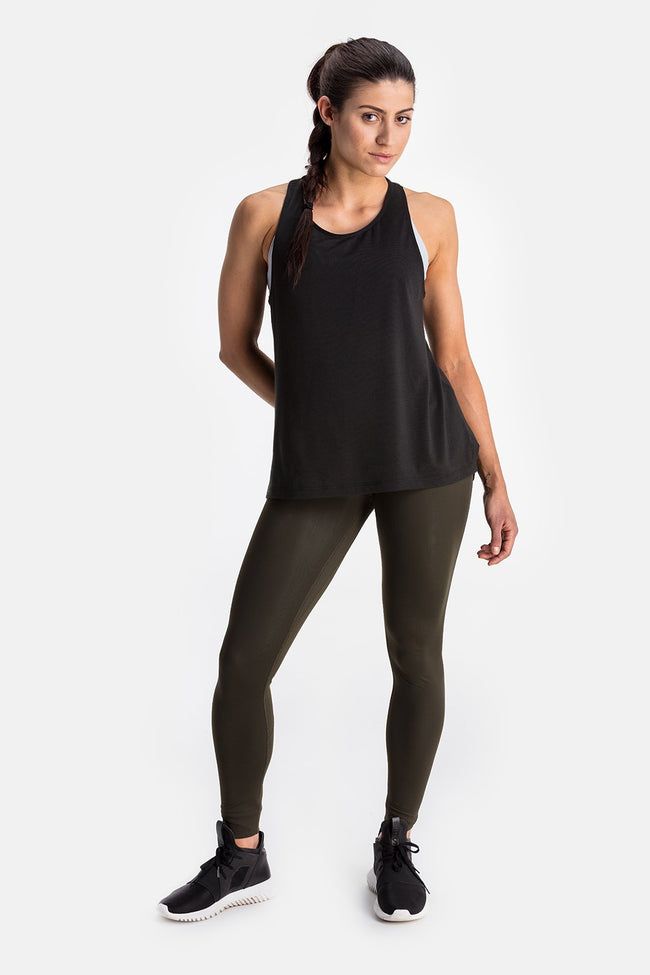 RYU Womens Tech Tank in Black