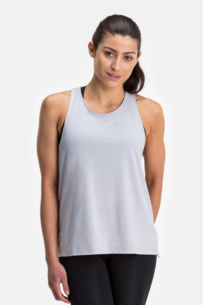 RYU Womens Tech Tank in Platinum
