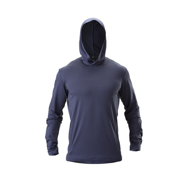 RYU Mens Switchback Hoodie in Blackened Navy
