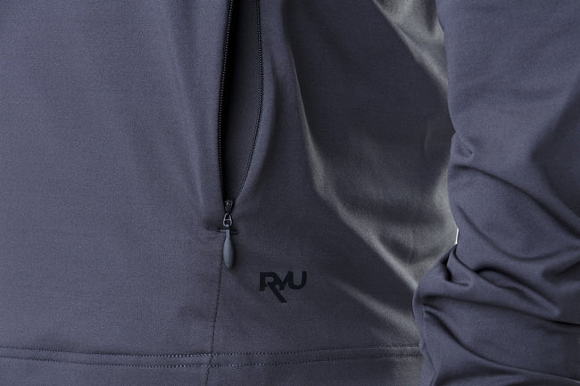RYU Mens Switchback Hoodie in Blackened Navy