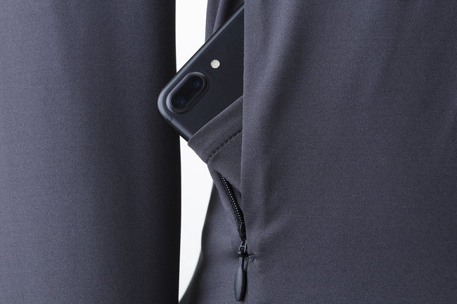 RYU Mens Switchback Hoodie in Blackened Navy