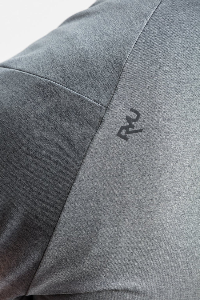 RYU Mens MidLayr Henley in Athletic Grey Heather