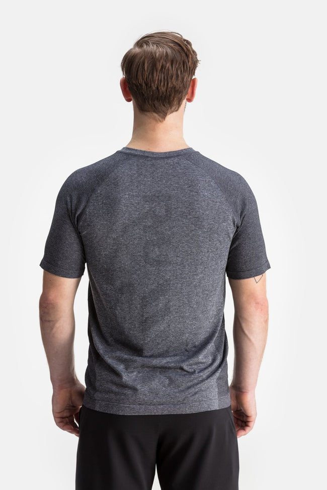 RYU Mens Vapor Crew Neck in Asphalt Heather