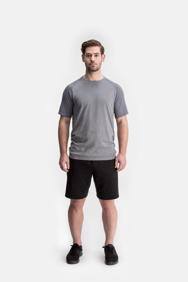 RYU Mens Vapor Crew Neck in Titanium