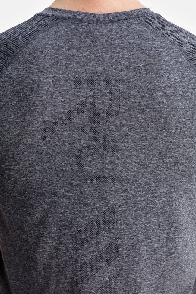 RYU Mens Vapor Crew Neck in Asphalt Heather