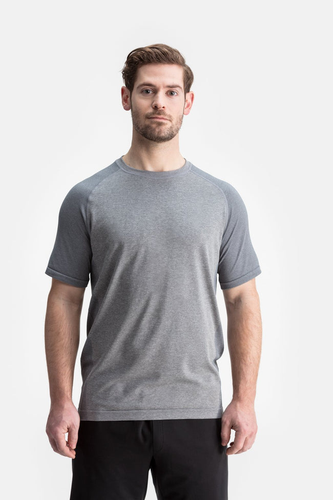 RYU Mens Vapor Crew Neck in Titanium