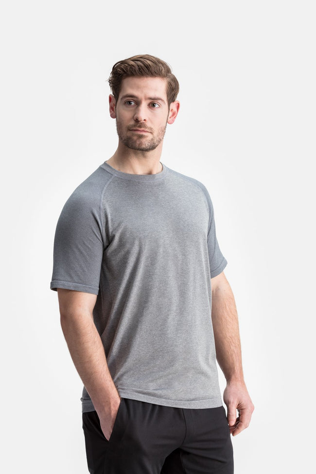RYU Mens Vapor Crew Neck in Titanium