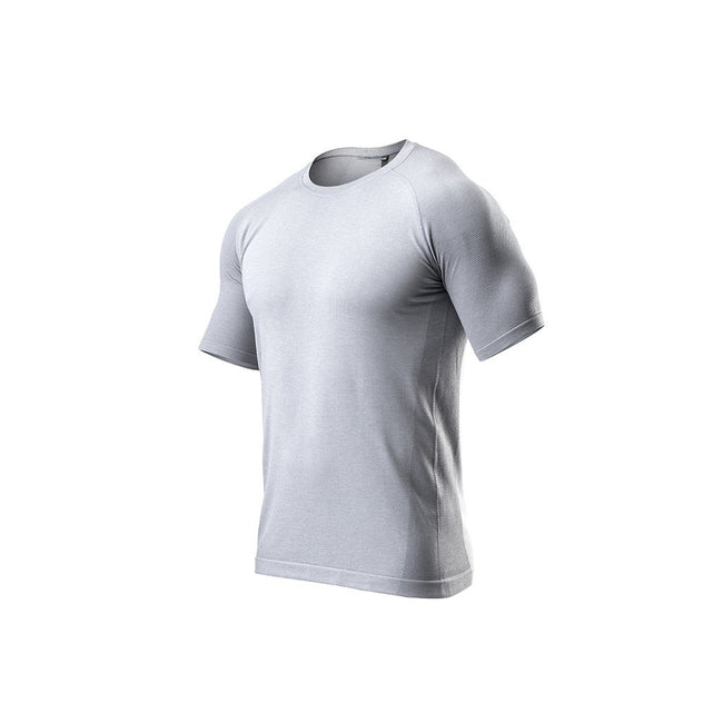 RYU Mens Vapor Crew Neck Tee in Concrete Heather