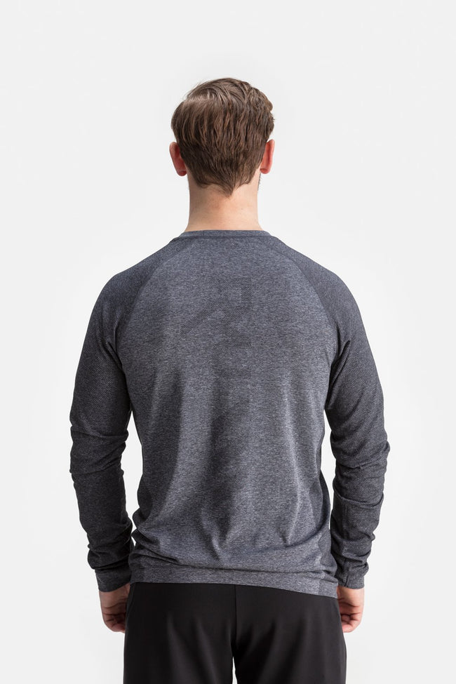 RYU Mens Vapor Long Sleeve in Asphalt Heather