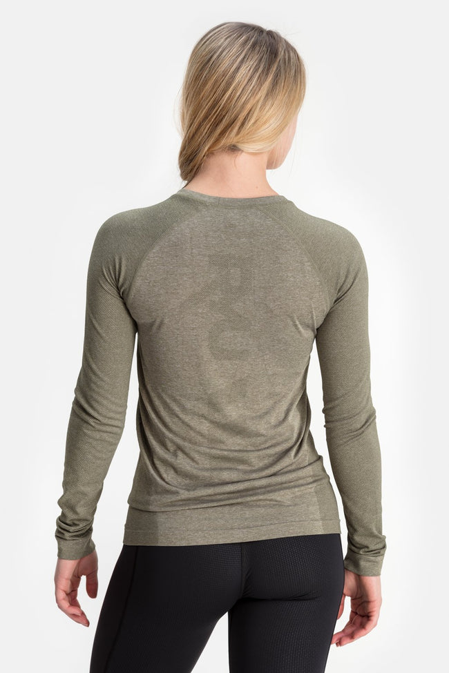 RYU Womens Vapor Long Sleeve in Fatigue