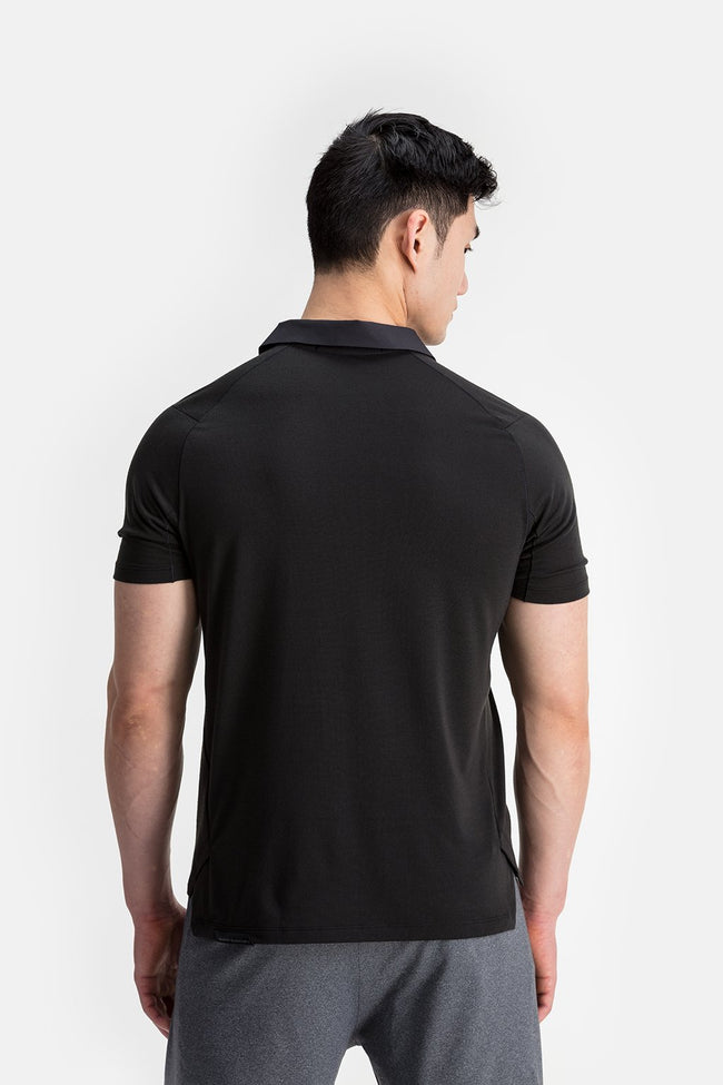 RYU Mens Tech Polo in Black