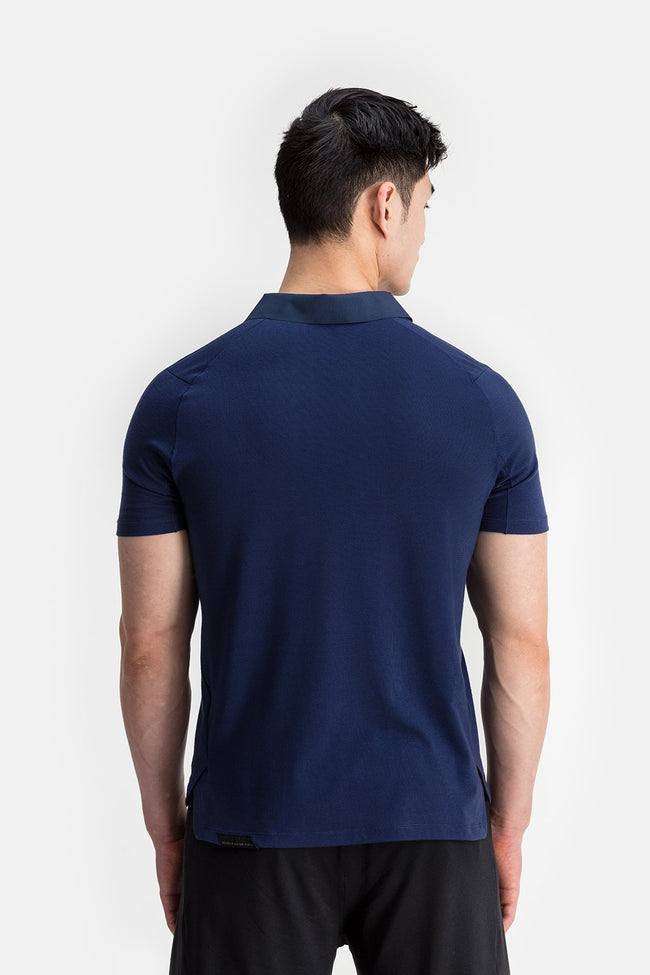 RYU Mens Tech Polo in Deepest Navy