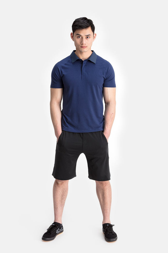 RYU Mens Tech Polo in Deepest Navy