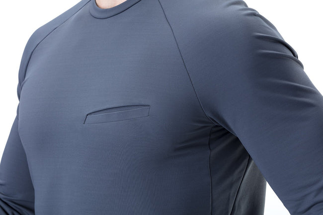 RYU Mens Switchback Crew in Blackened Navy