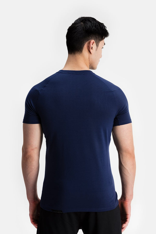 RYU Mens Tech Crew Tee in Blackened Fatigue