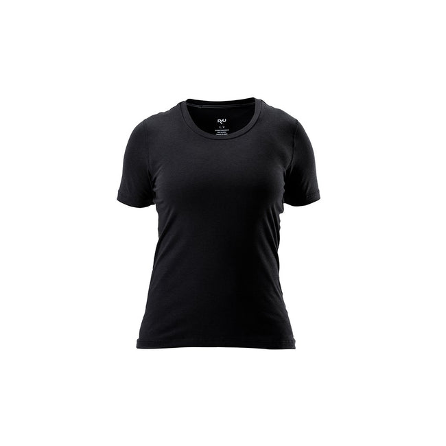 RYU Womens Standard Issue Tee - RYU Graphic in Raven