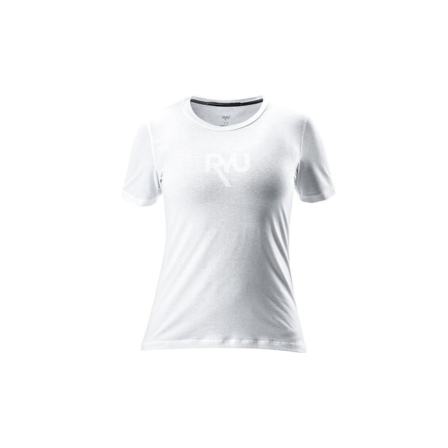 RYU Womens Standard Issue Tee - RYU Graphic in White