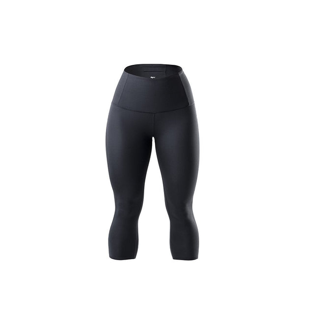 RYU Womens Tough Capri - Interlock HiRise in Charcoal Texture