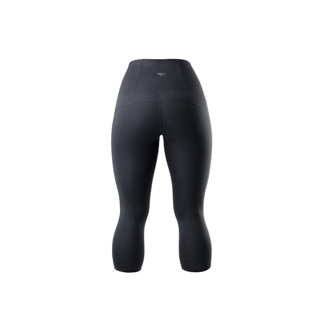 RYU Womens Tough Capri - Interlock HiRise in Charcoal Texture