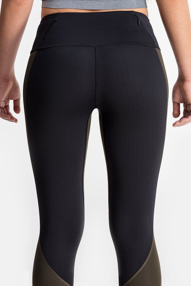 RYU Womens Cardio Tight in Black / Blackened Fatigue