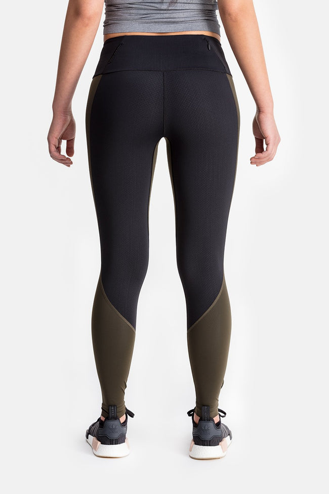 RYU Womens Cardio Tight in Black / Blackened Fatigue