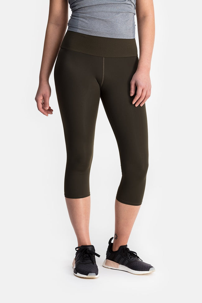 RYU Womens Cardio Capri in Blackened Fatigue