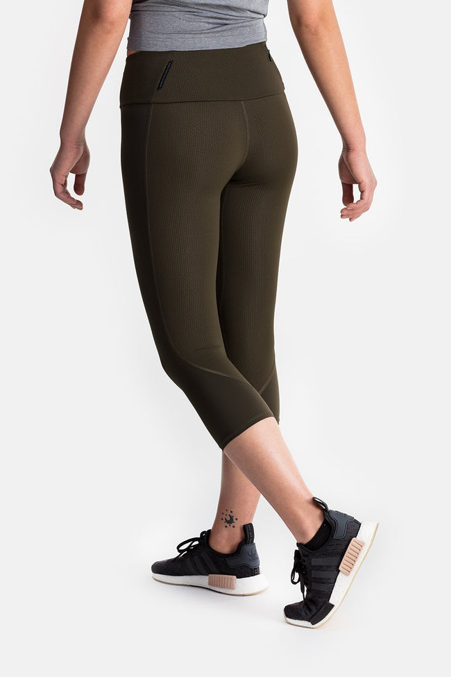 RYU Womens Cardio Capri in Blackened Fatigue