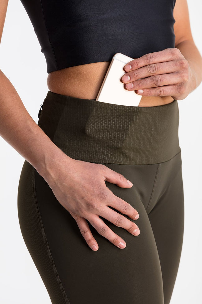 RYU Womens Cardio Capri in Blackened Fatigue