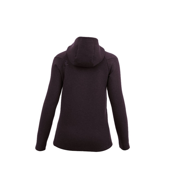 RYU Womens Ethos Full Zip Hoodie in Blackened Mulberry