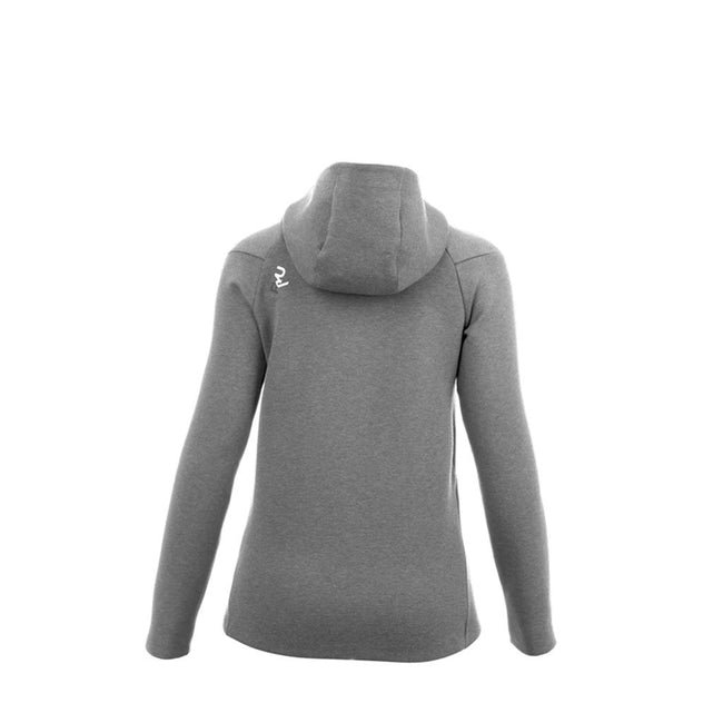 RYU Womens Ethos Full Zip Hoodie in Heather Stone Grey