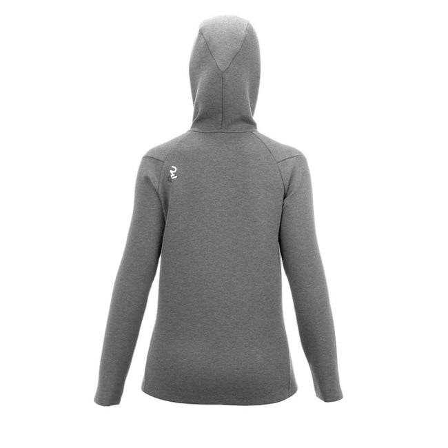 RYU Womens Ethos Full Zip Hoodie in Heather Stone Grey