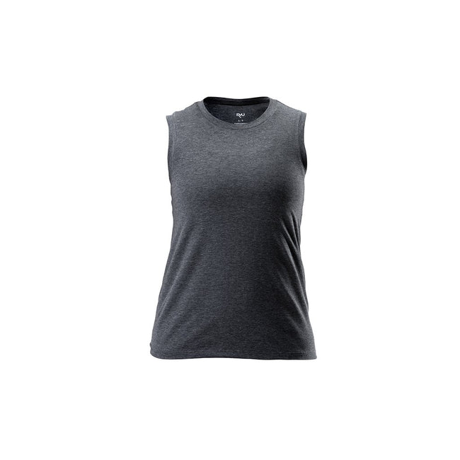 RYU Womens Standard Issue Tank in Heather Asphalt