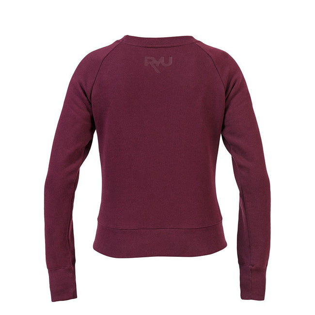 RYU Womens Core Crew in Burgundy