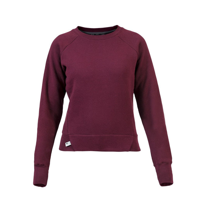 RYU Womens Core Crew in Burgundy
