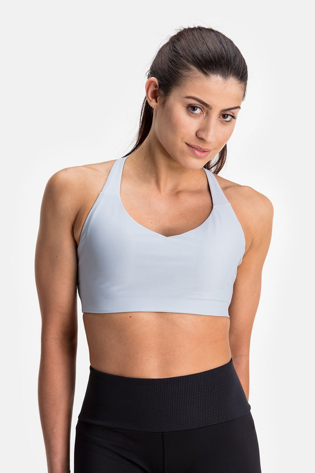 RYU Womens Versa Bra in Platinum