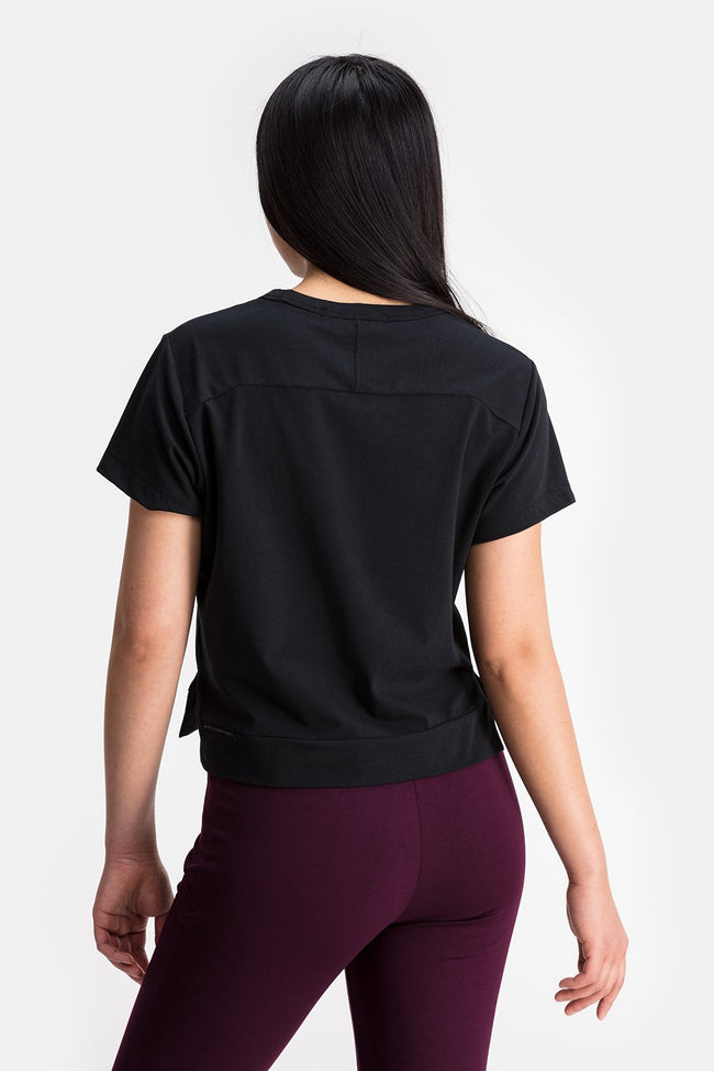 RYU Womens Level Box Tee in Black