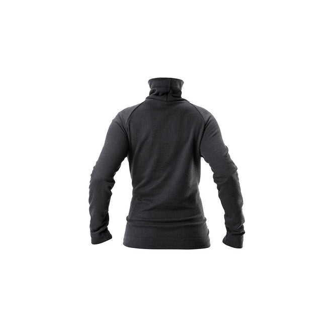 RYU Womens Grid Mock Neck in Black